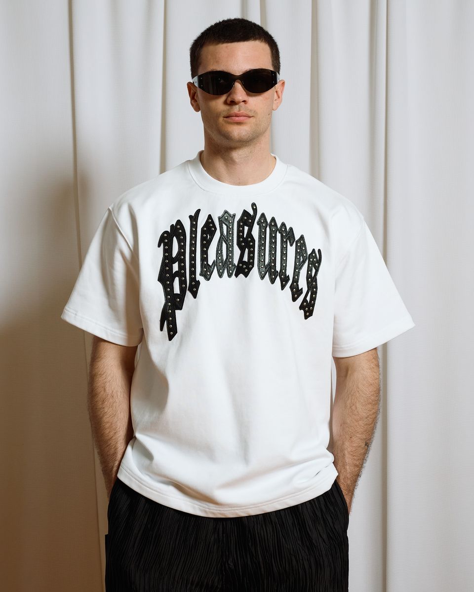 Pleasures Twitch Studded Crewneck Tee