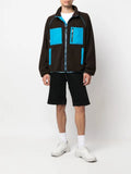 MSGM logo-patch fleece jacket