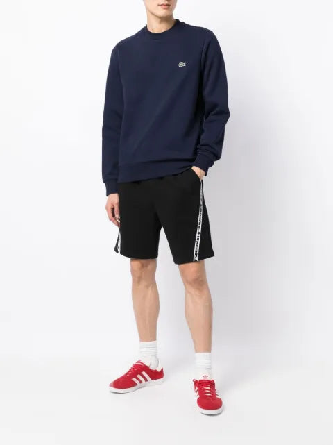Lacoste Classic logo-patch cotton sweatshirt