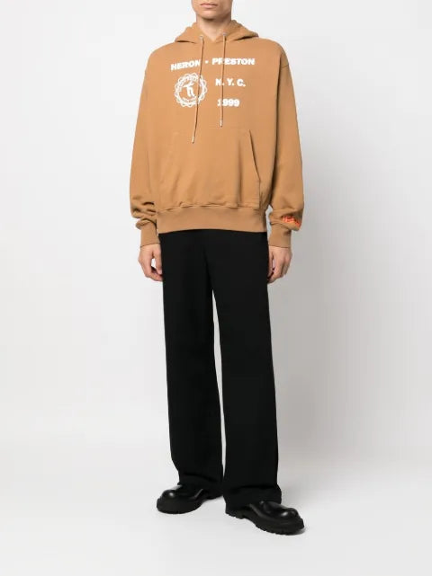 Heron Preston graphic-print cotton hoodie