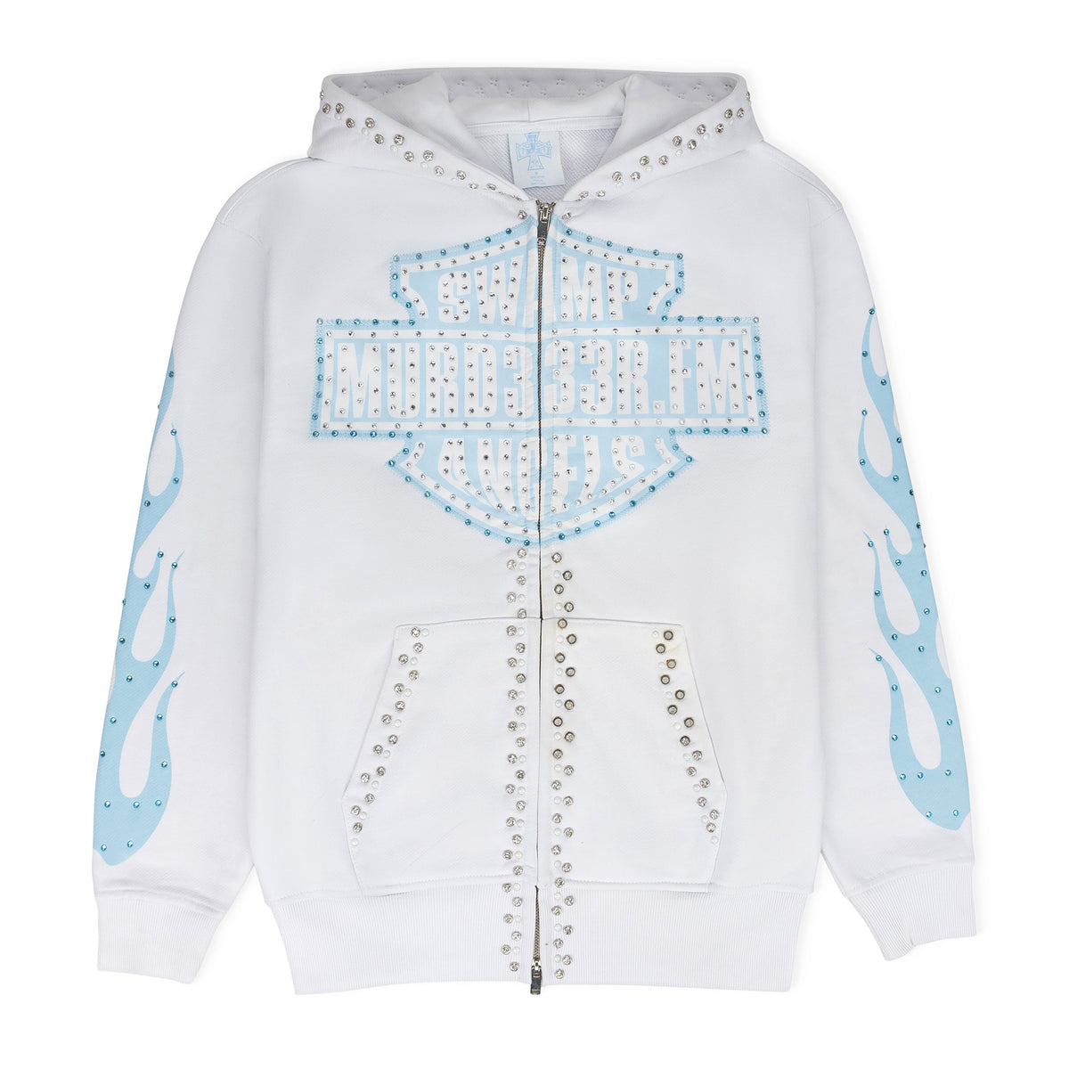 White Chop333r Hoodie
