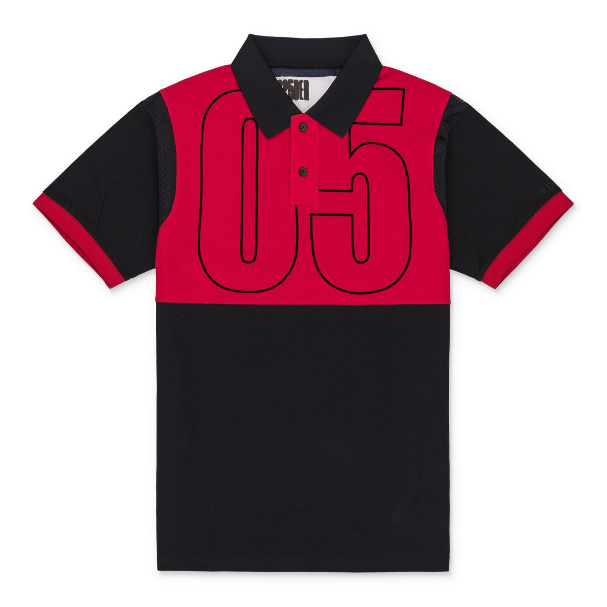Black Recruit Short Sleeve Polo