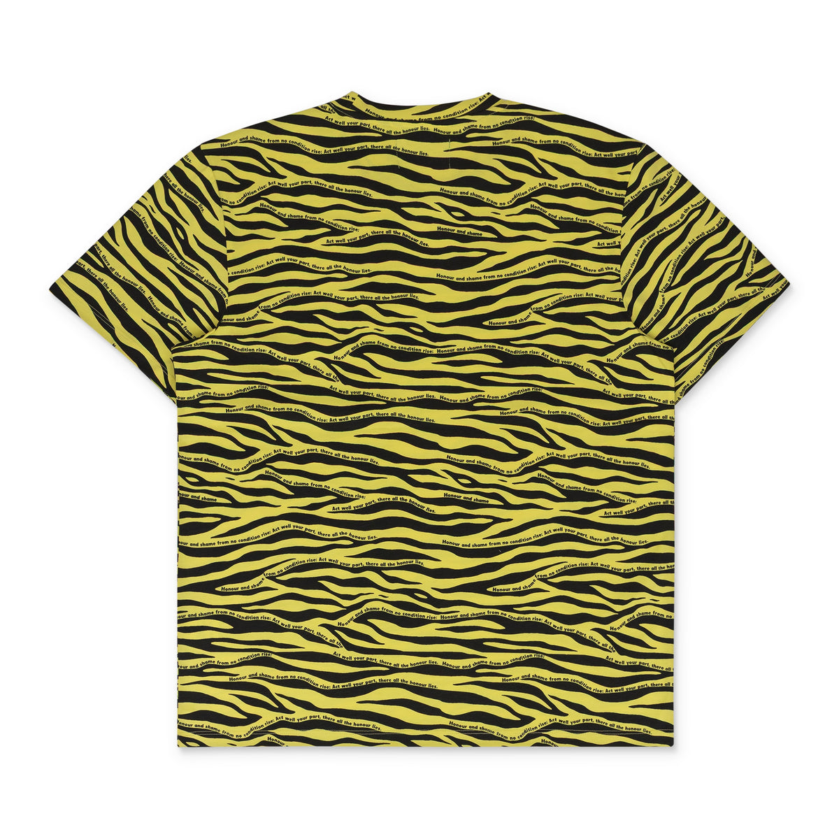 Yellow Zebra Print T-Shirt