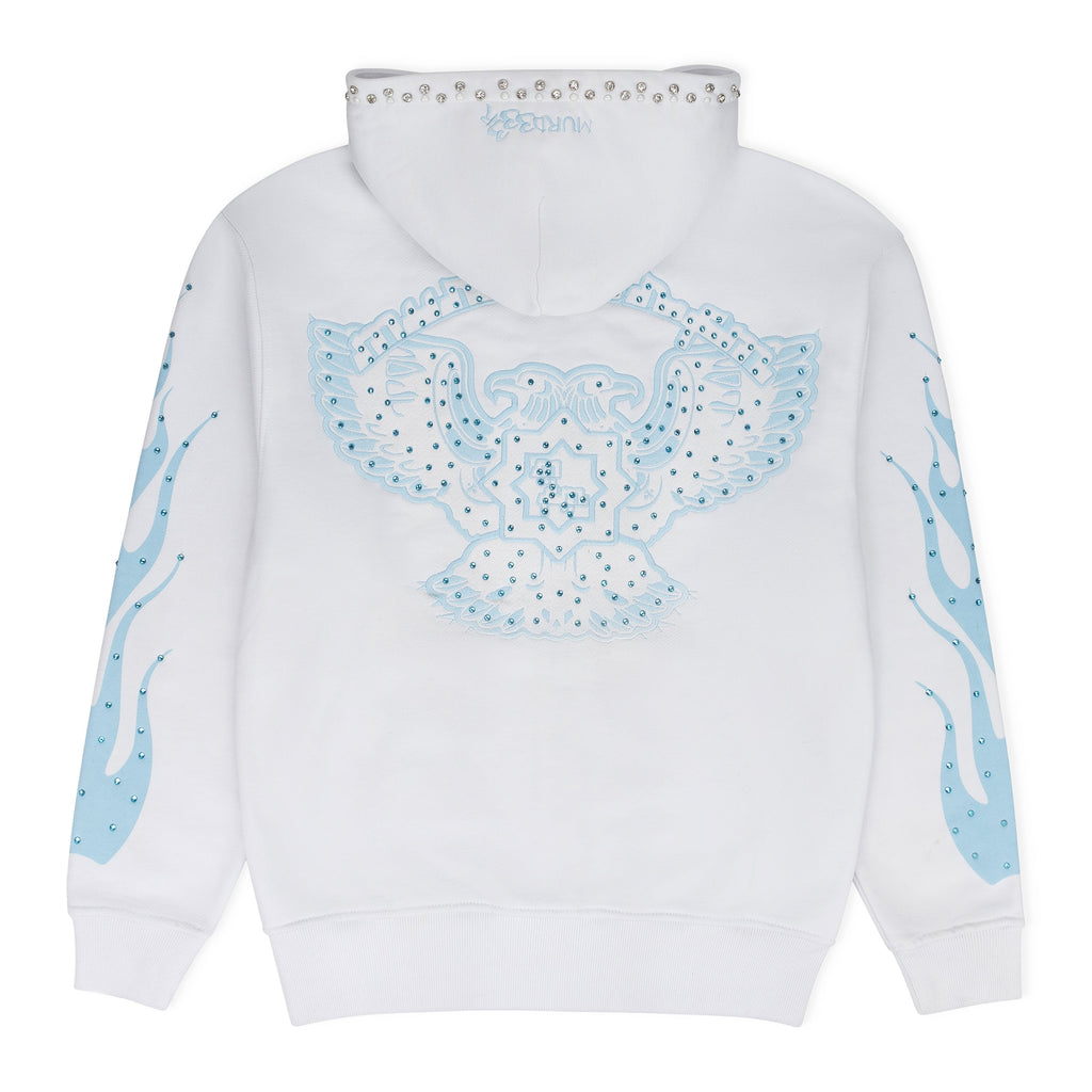 White Chop333r Hoodie