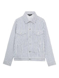 Comme des Garçons Homme Deux striped cotton jacket