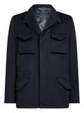 ETRO flap-pocket cashmere jacket