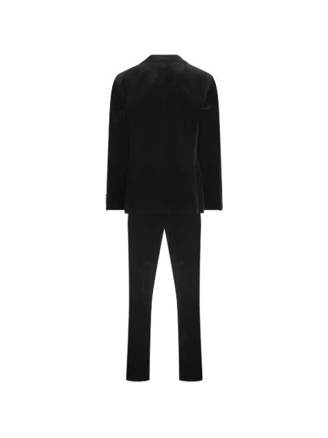 Ferragamo velvet single-breasted suit