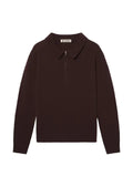 ETERNE Blaise zip collared sweater