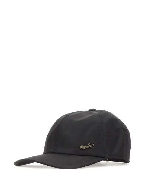Borsalino metal-logo baseball cap