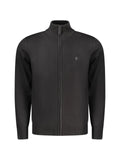COVERI MOVING zip-up fine-knit cardigan