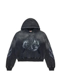 Vale Serpent faded-effect hoodie