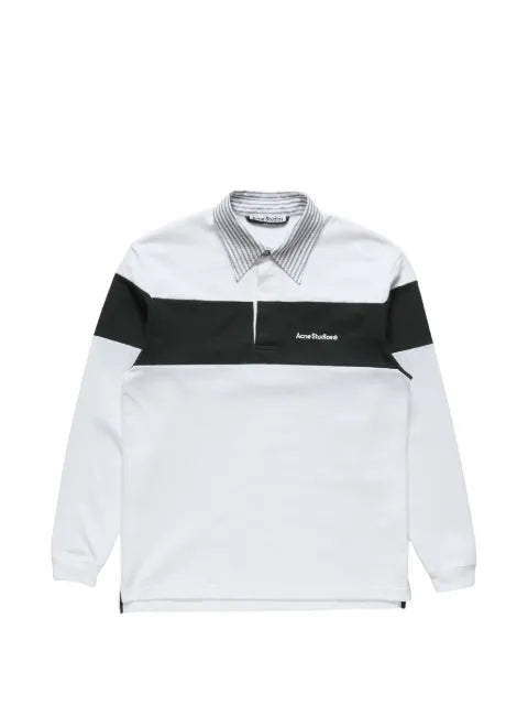 Acne Studios striped polo sweatshirt