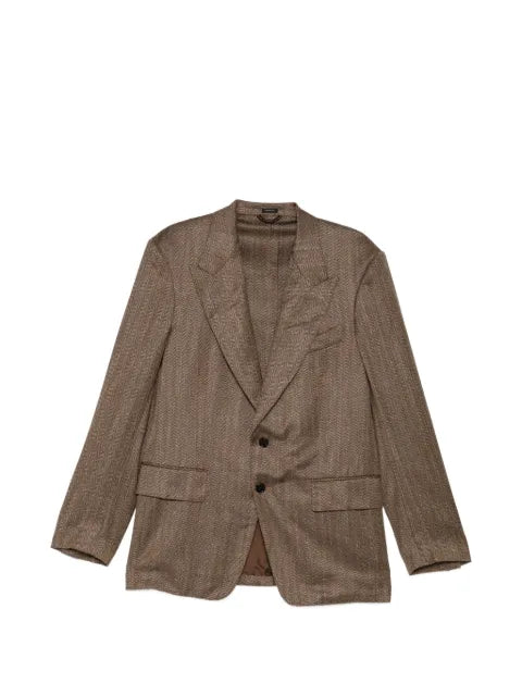 TOM FORD Damier Shelton blazer