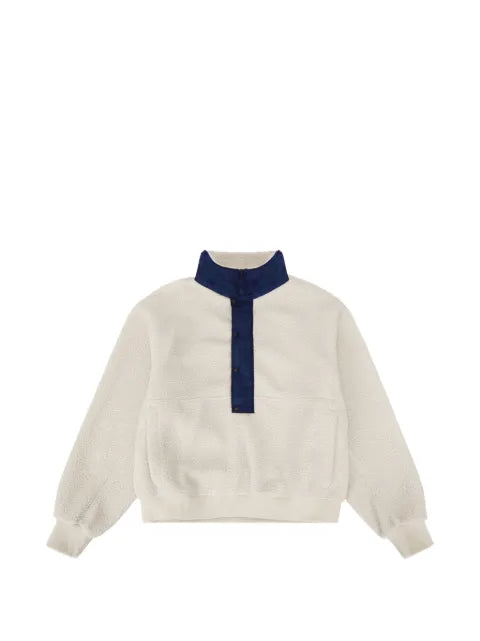ENTIRE STUDIOS fleece-texture quarter-zip sweater