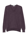 Gran Sasso V-neck wool sweater