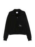 RHUDE logo-embroidered quarter-zip sweatshirt