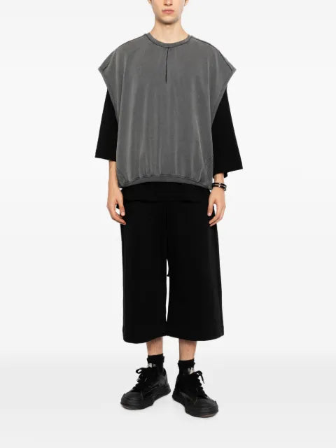 Thom Krom distressed-effect sleeveless sweatshirt