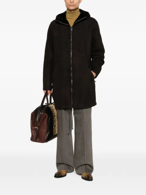 Giorgio Brato hooded shearling jacket
