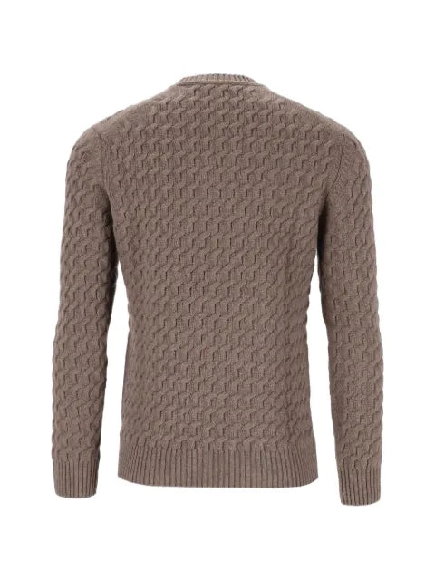 Al Duca D’Aosta 1902 cable-knit crew-neck sweater