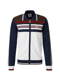 Casablanca Café Culture striped zip-up bomber jacket