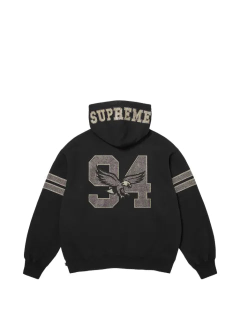 Supreme rhinestone-embellishment hoodie