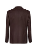 Lardini single-breasted wool-blend blazer