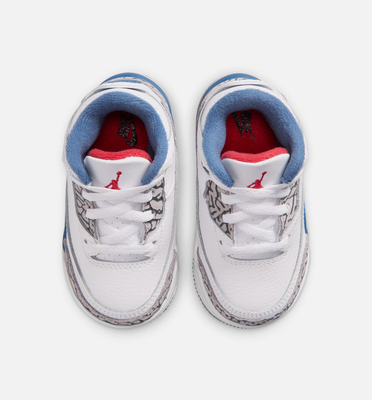Air Jordan 3 Retro OG True Blue – Infant & Toddler Lifestyle Shoe | White/Fire Red/True Blue