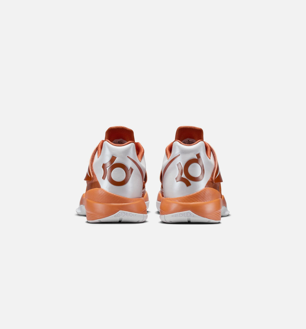 Zoom KD 4 Texas Longhorns Men's Sneakers - Desert Orange / White