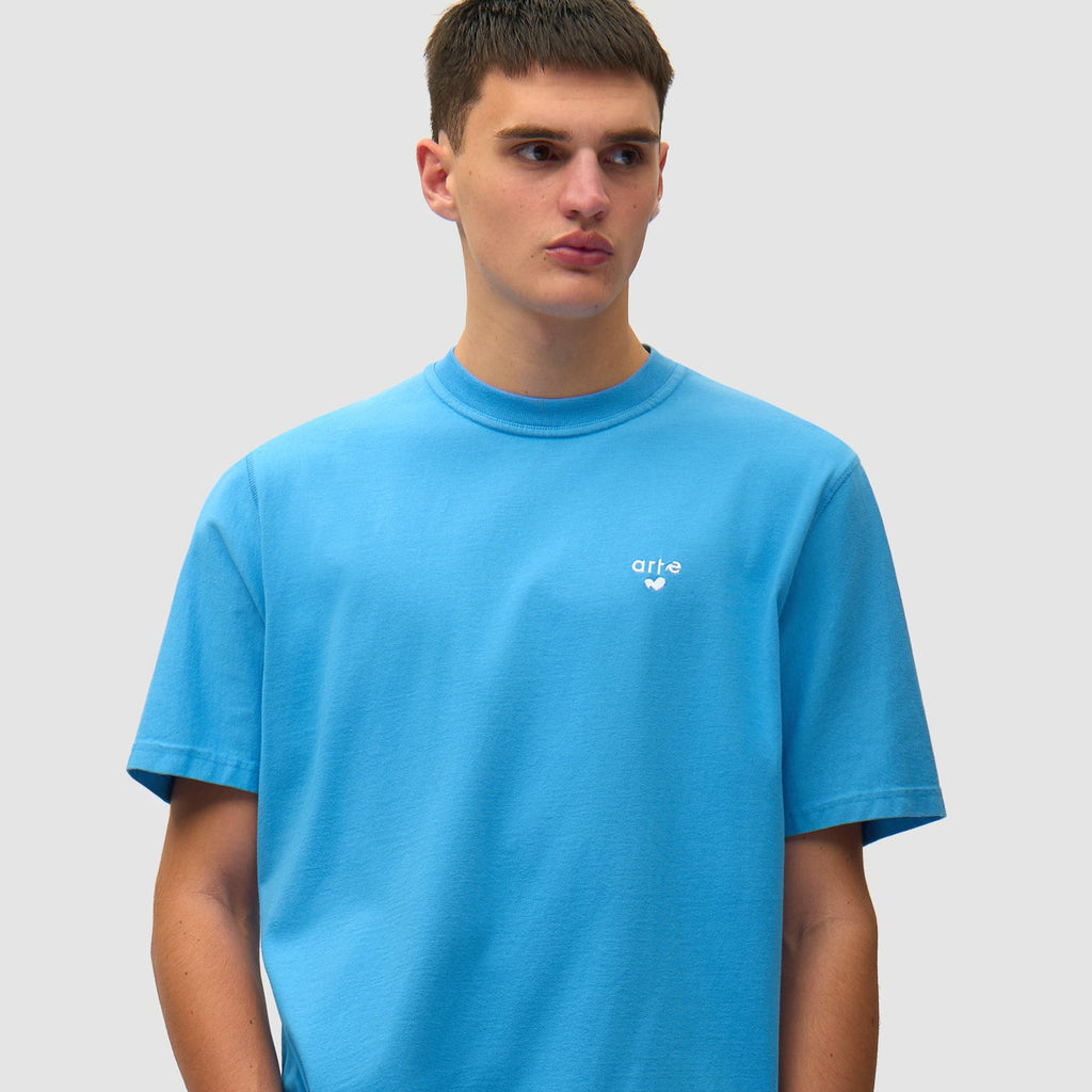Arte Heart Logo T-shirt: Blue