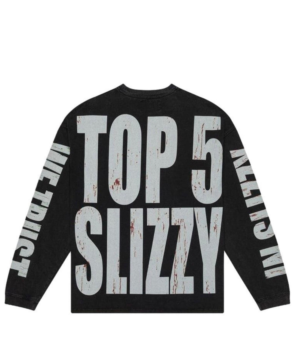 Godspeed Top 5 Slizzy Long Sleeve T-Shirt Black Wash