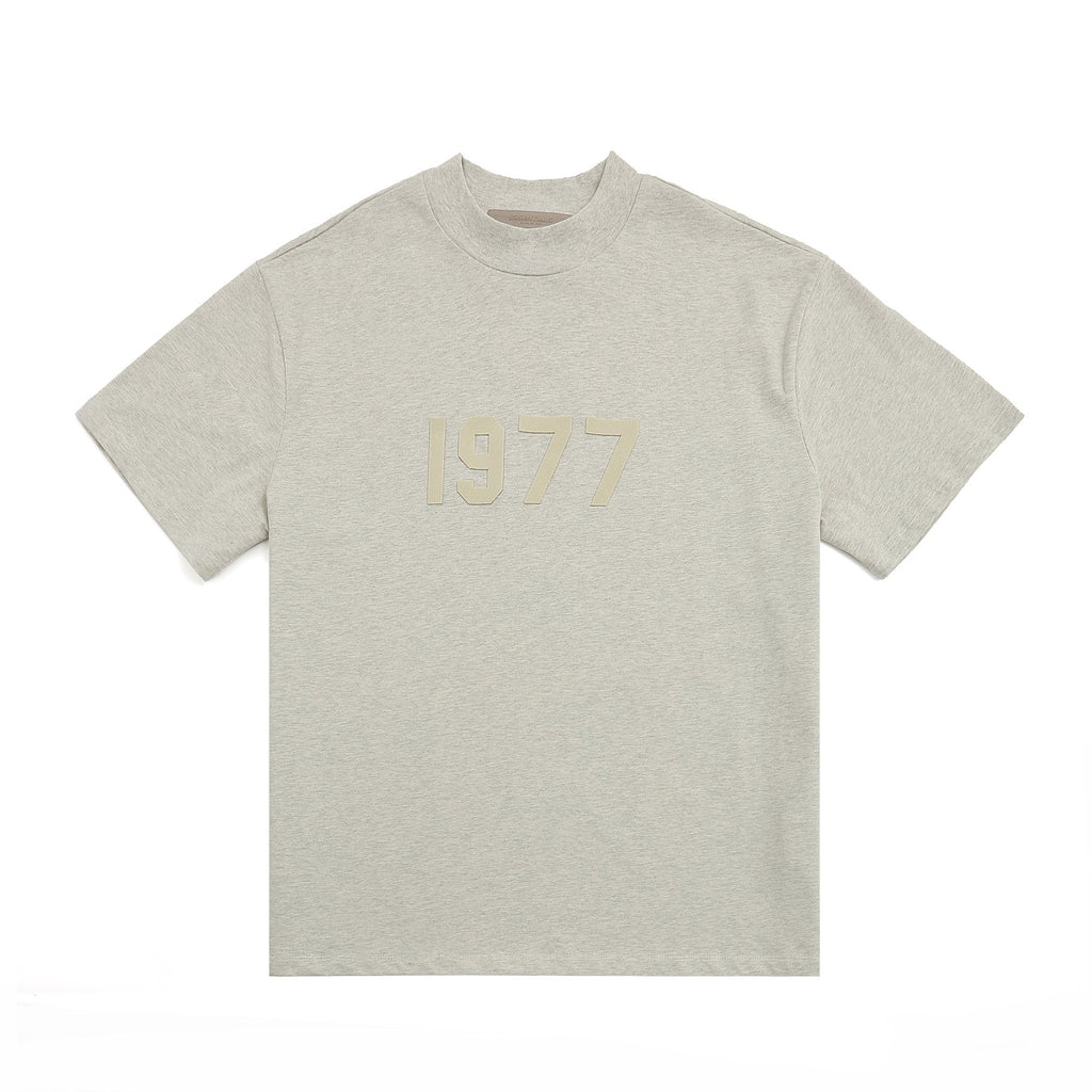ESSENTIALS 1977 Tonal Wordmark Mock-Neck T-Shirt
