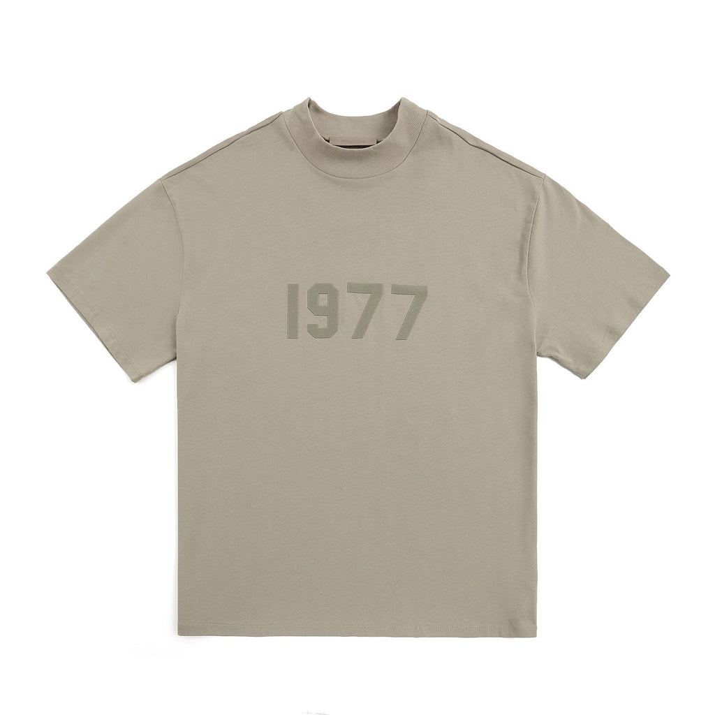 ESSENTIALS 1977 Tonal Wordmark Mock-Neck T-Shirt