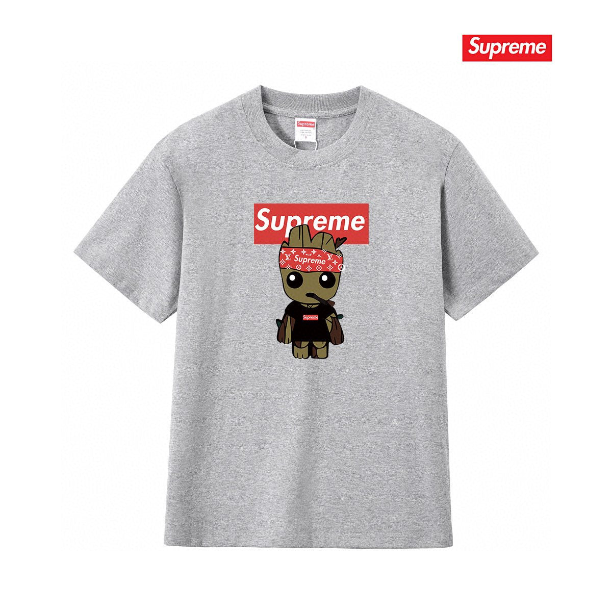 Supreme Tree Character Graphic Short-Sleeve T-Shirt