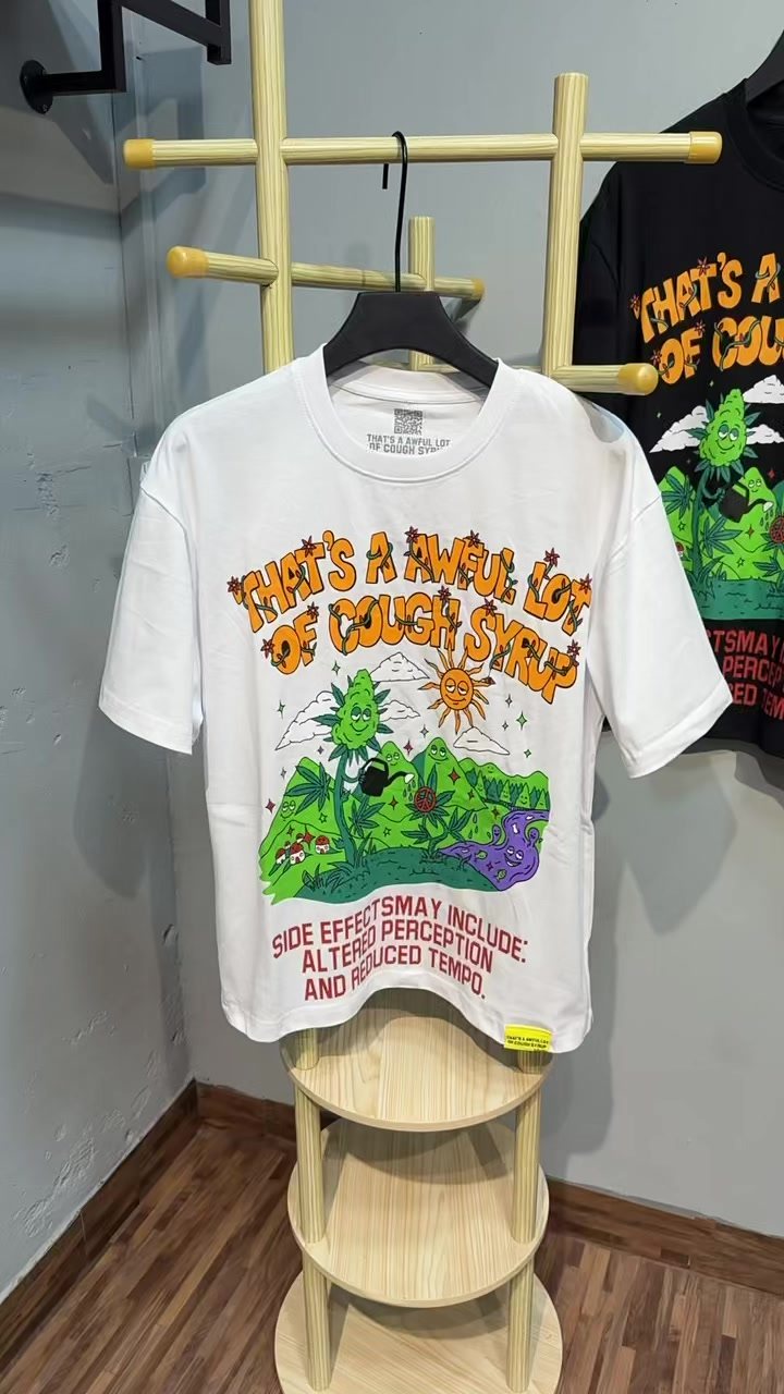 THAT'S A AWFUL LOT OF COUGH SYRUP Front & Back Graphic T-Shirt