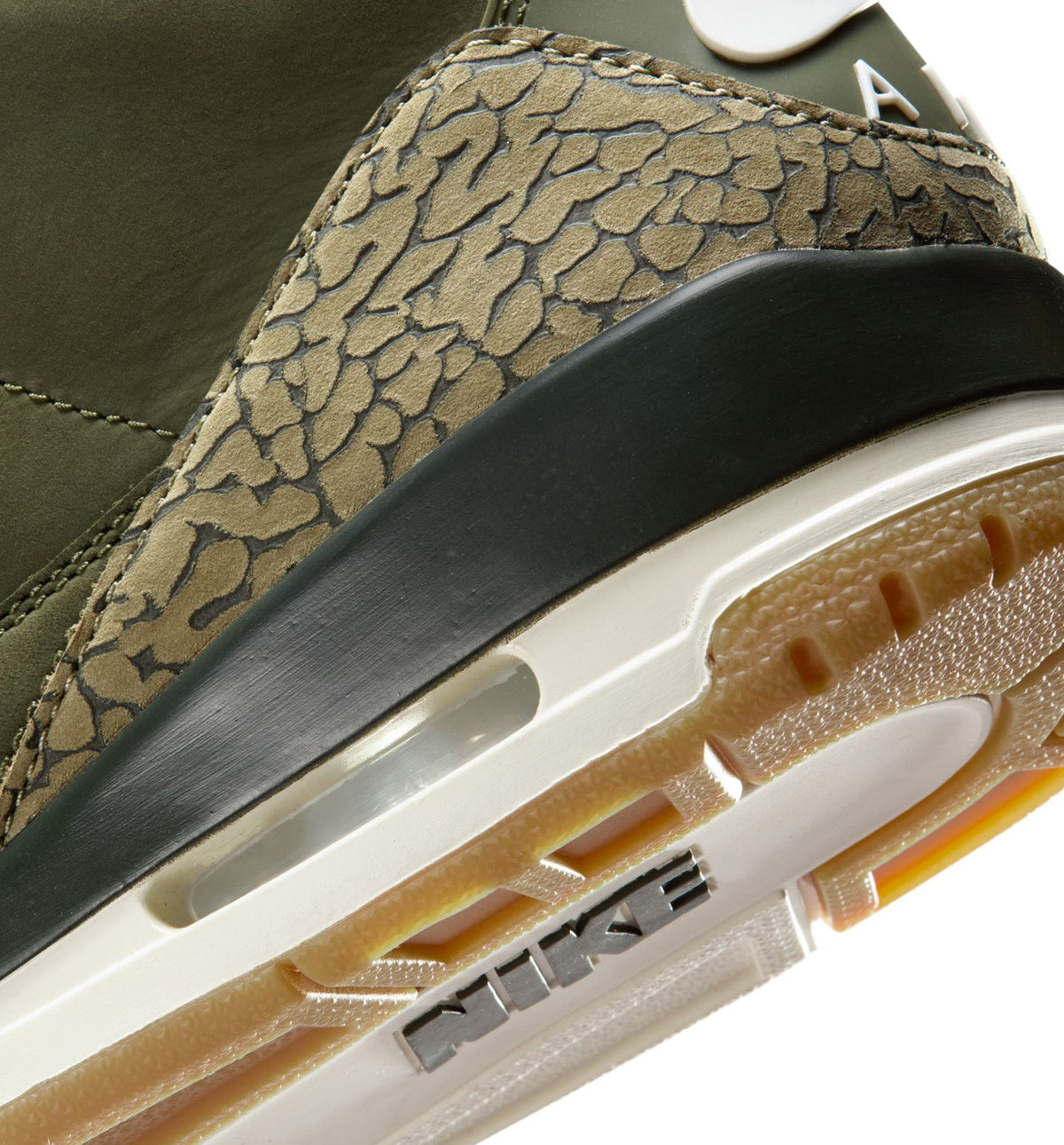 Air Jordan 3 Retro 'Medium Olive' - Men's Lifestyle Sneaker (Medium Olive/Sequoia/Neutral Olive/Sail/Total Crimson)
