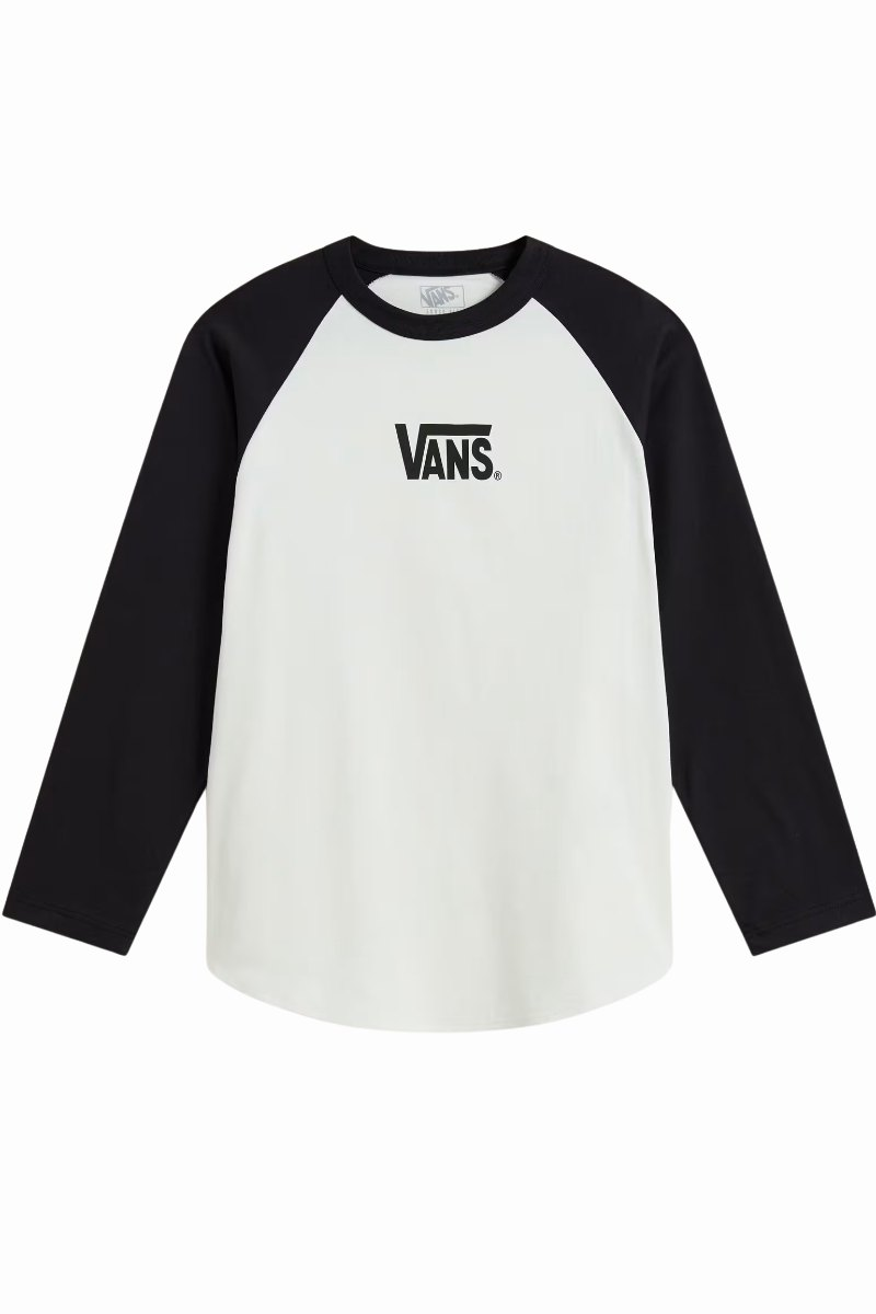 VANS CORE RAGLAN L/S T-SHIRT Black / White