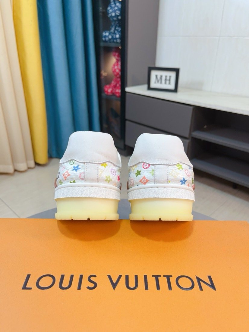Louis Vuitton Multicolor Motif Low-Top Sneakers