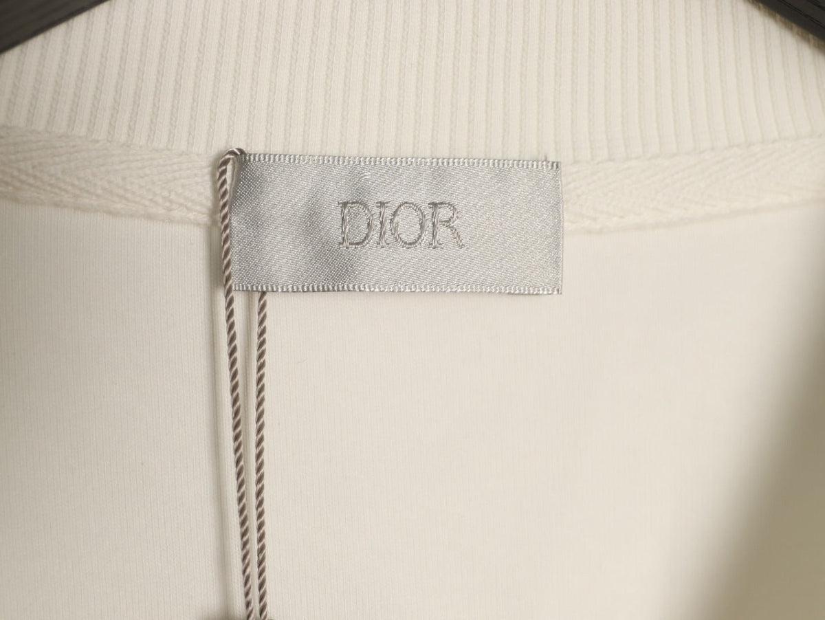 Dior 26FW Four-Leaf Clover Embroidered Crewneck Sweatshirt